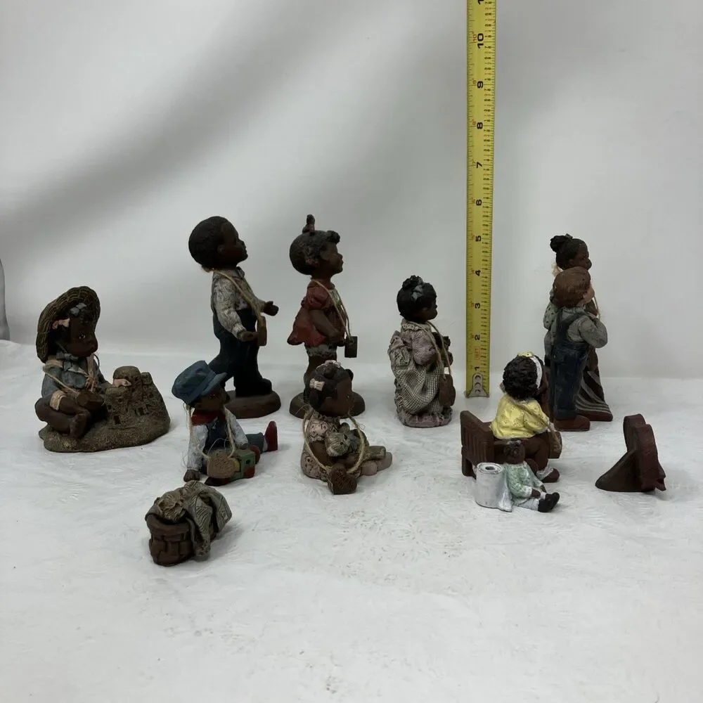 Vintage Sarah’s Attic Figurines Black Heritage Collection + Other Lot Of 10